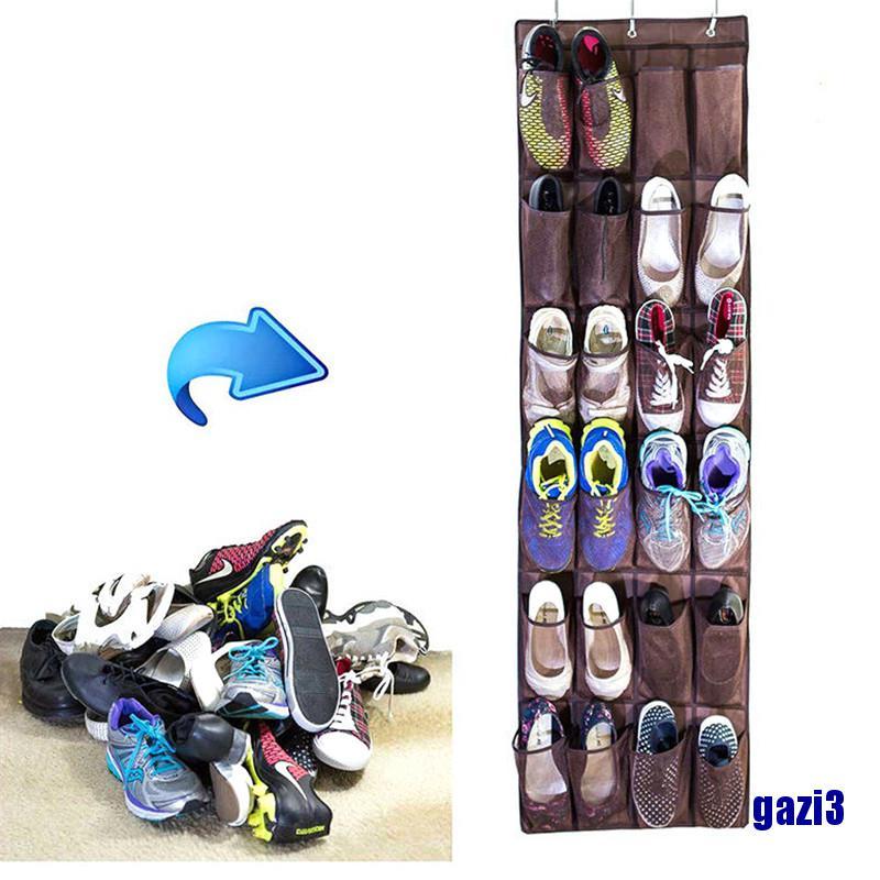 Hộp Đựng Giày 24 Ngăn Treo Tường Tiện Lợi