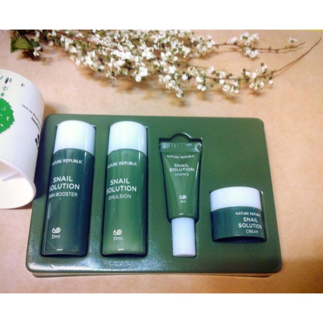 Sét ốc sên nature republic mini