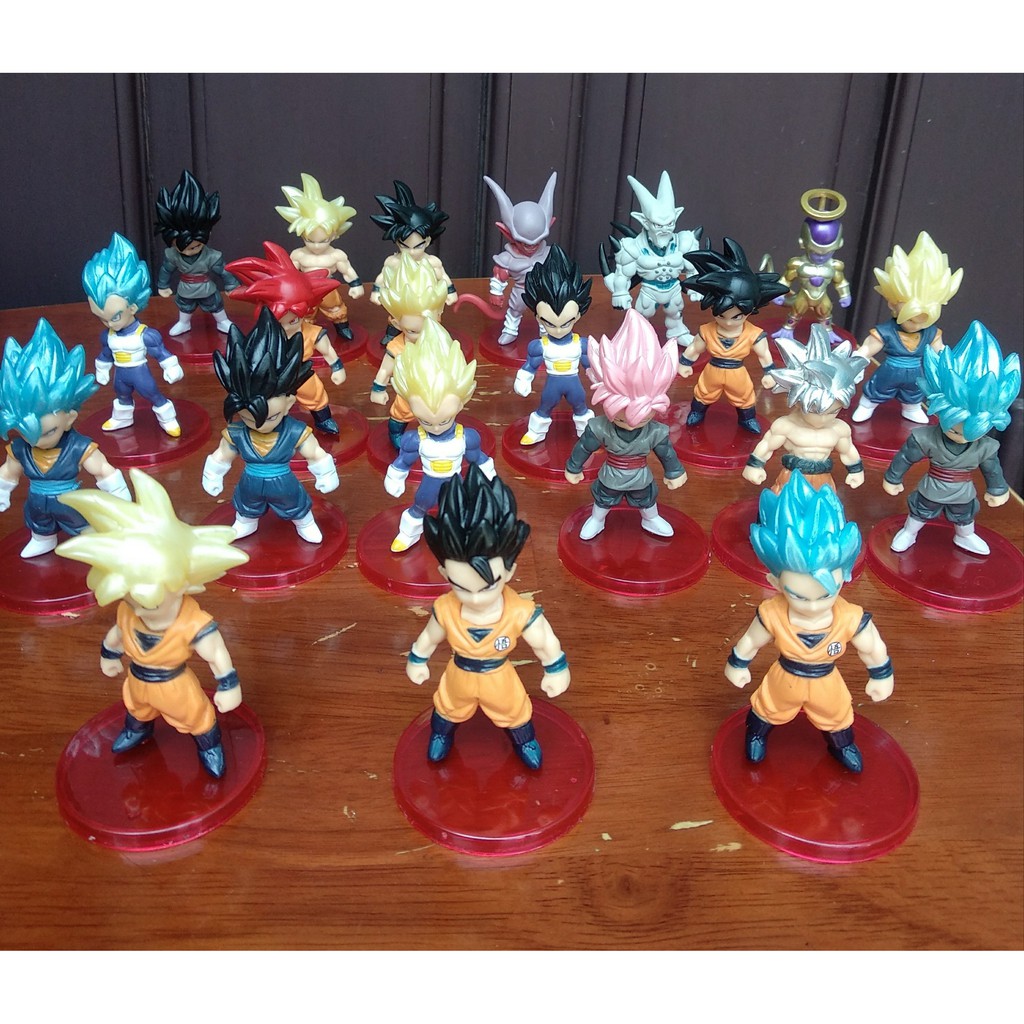 Set combo cả 21 mô hình Dragon Ball cao 7cm nhiều nhân vật Figure Son Goku, Vegeta, Broly
