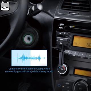 Ground Loop Noise Filter Isolator & 3.5mm Cable for Home Stereo Car Audio System