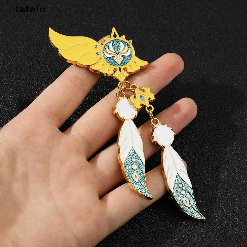 [TAT] Game Genshin Impact Barbatos Venti eye of God insignia pendant Pin Alloy Brooch CVX