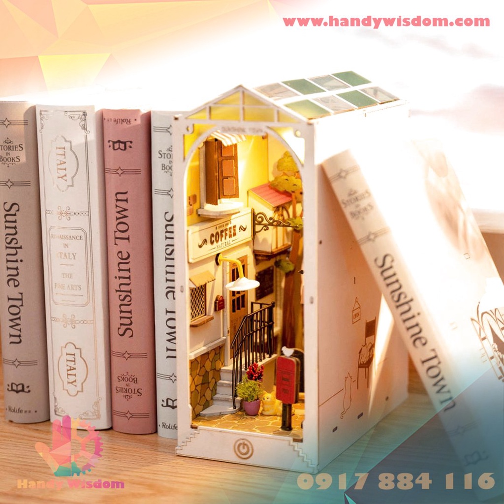 Mô hình Book Nook Rolife - Trang trí kệ sách - TGB01 TGB02 TGB03 TGB04