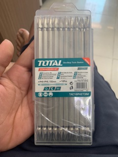 BỘ 10 MŨI VÍT 2 ĐẦU TOTAL TAC16PH273IM