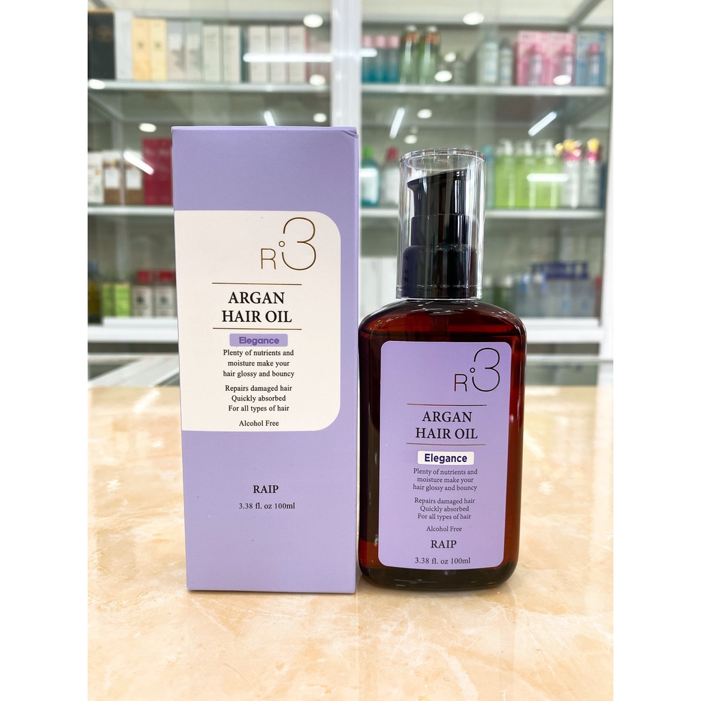 Tinh Dầu Dưỡng Tóc Mềm Mượt Argan Hair Oil Raip 100ml Chính Hãng Hàn Quốc