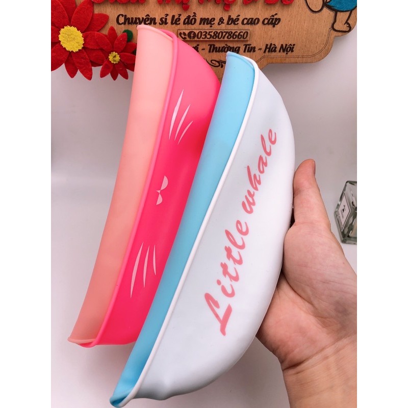 Yếm Tập Ăn Silicon Siêu Mềm Giữ Vệ Sinh Cho Bé