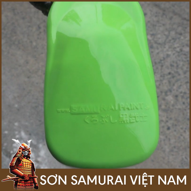 Combo sơn xe máy màu xanh lá 231 Samurai