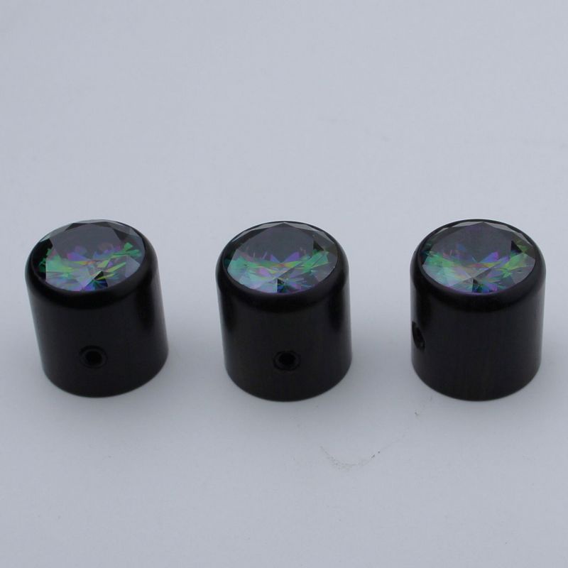 1 Nút Vặn Chiết Áp Cho Đàn Guitar Bass WK004 Đường Kính Trong 6MM Bằng Gỗ Đàn Hương Màu Đỏ