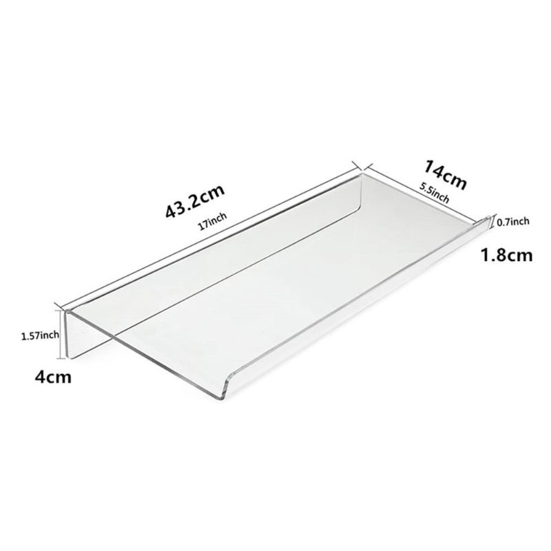 Giá Đỡ Bàn Phím Máy Tính Bằng Acrylic Trong Suốt Tiện Dụng Cho Gia Đình Scho