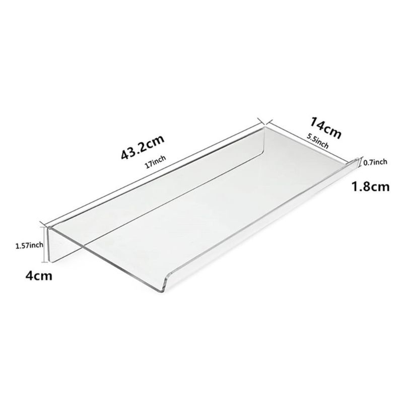 Giá đỡ bàn phím bằng Acrylic trong suốt tiện dụng cho văn phòng/ trường học | BigBuy360 - bigbuy360.vn