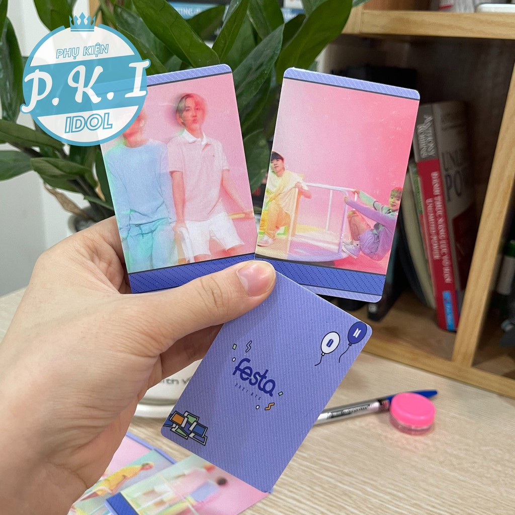 BTS INSTA - Bộ Card Bo Góc BTS Instagram Hot New - Loại 3 Siêu Nghịch