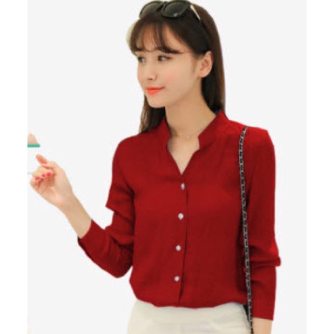 áo sơ mi cổ trụ