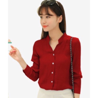 Áo sơ mi cổ trụ