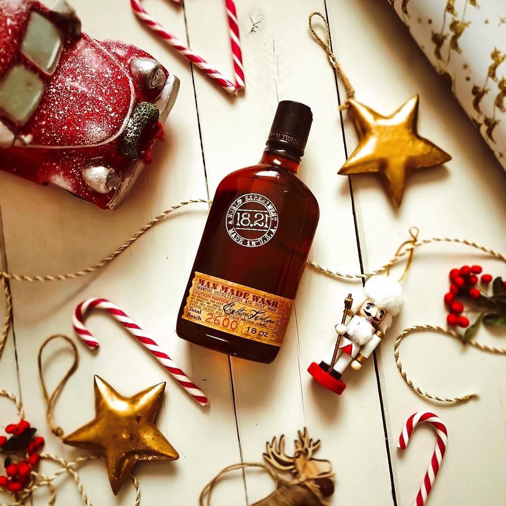 Gội xả tắm 3IN1 Man Made Wash hương Sweet tobacco - 18.21 man made wash chính hãng USA