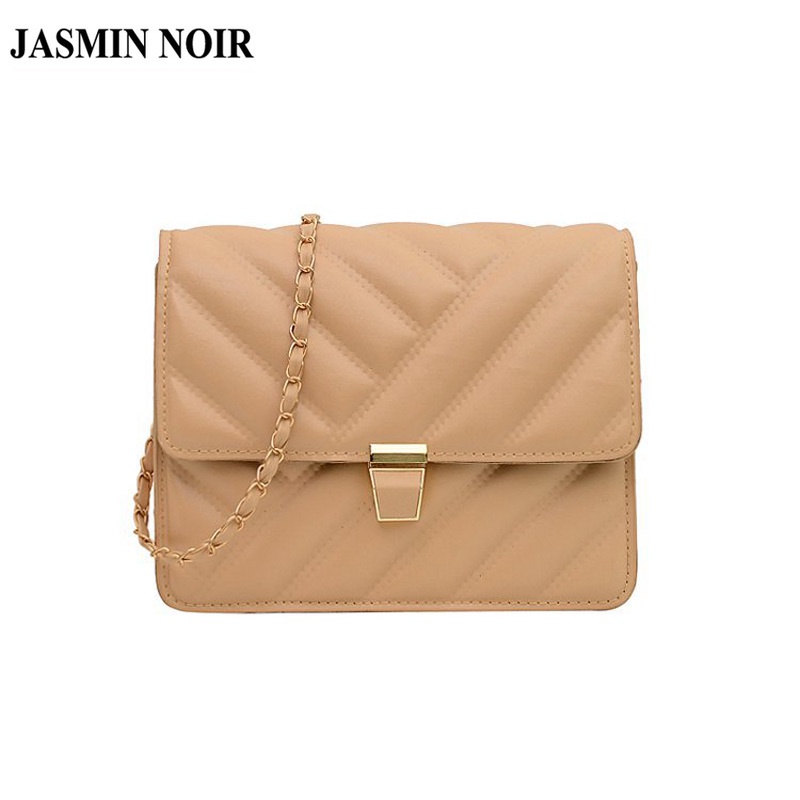 JASMIN NOIR  Túi đeo vai  hình vuông cỡ nhỏ kiểu retro thời trang cho nữ