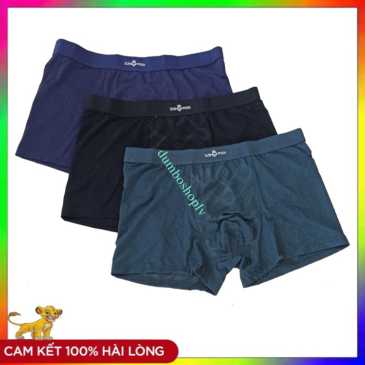 (combo 3) quần sịp đùi nam thun lạnh thông hơi co giãn 4 chiều - quần sịp đùi nam cao cấp loại 1