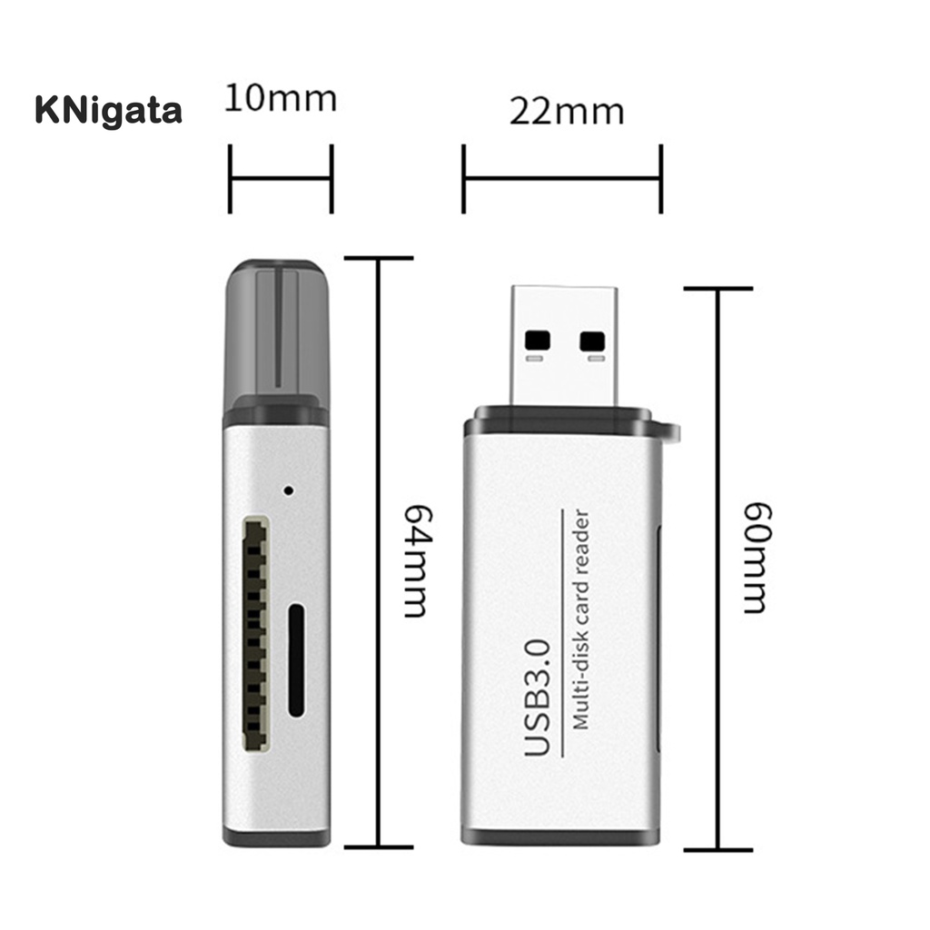 Đầu Đọc Thẻ Nhớ Usb 3.0 Cỡ Nhỏ Tiện Dụng Cho Máy Tính / Notebook / Laptop | BigBuy360 - bigbuy360.vn