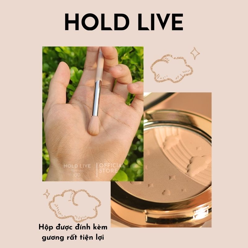 [Có sẵn] Phấn tạo khối Hold Live two tone 2 tone màu sáng tối không thấm nước HL466