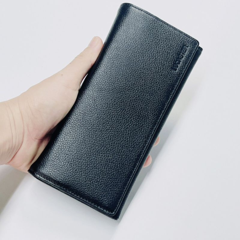 Ví dài nam ,nữ da thật nhập khẩu wallet công sở bảo trì miễn phí trọn đời.