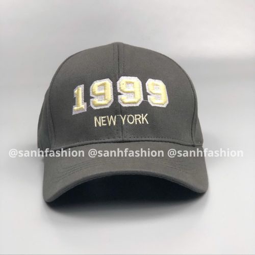 Mũ lưỡi trai thêu hình chữ 1999 Nón kết chất kaki cao cấp thời trang form unisex nam nữ K60
