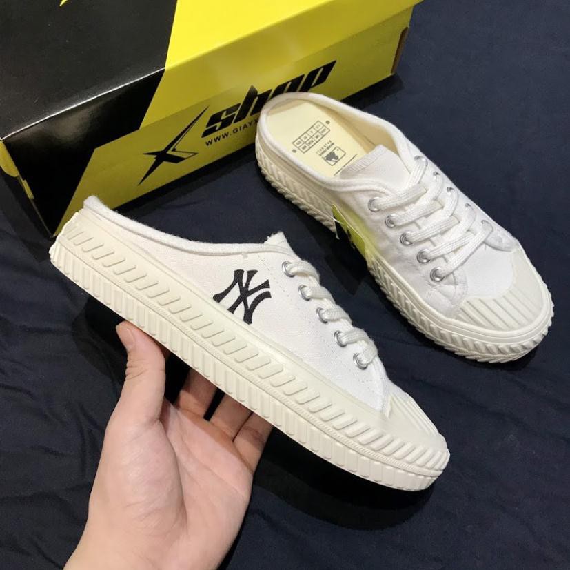 Giày Sục NY ⚡️𝐅𝐑𝐄𝐄 𝐒𝐇𝐈𝐏⚡️ Giày Sục Nữ Đạp Gót NY Họa Tiết Mới 2021 hàng cao cấp | BigBuy360 - bigbuy360.vn