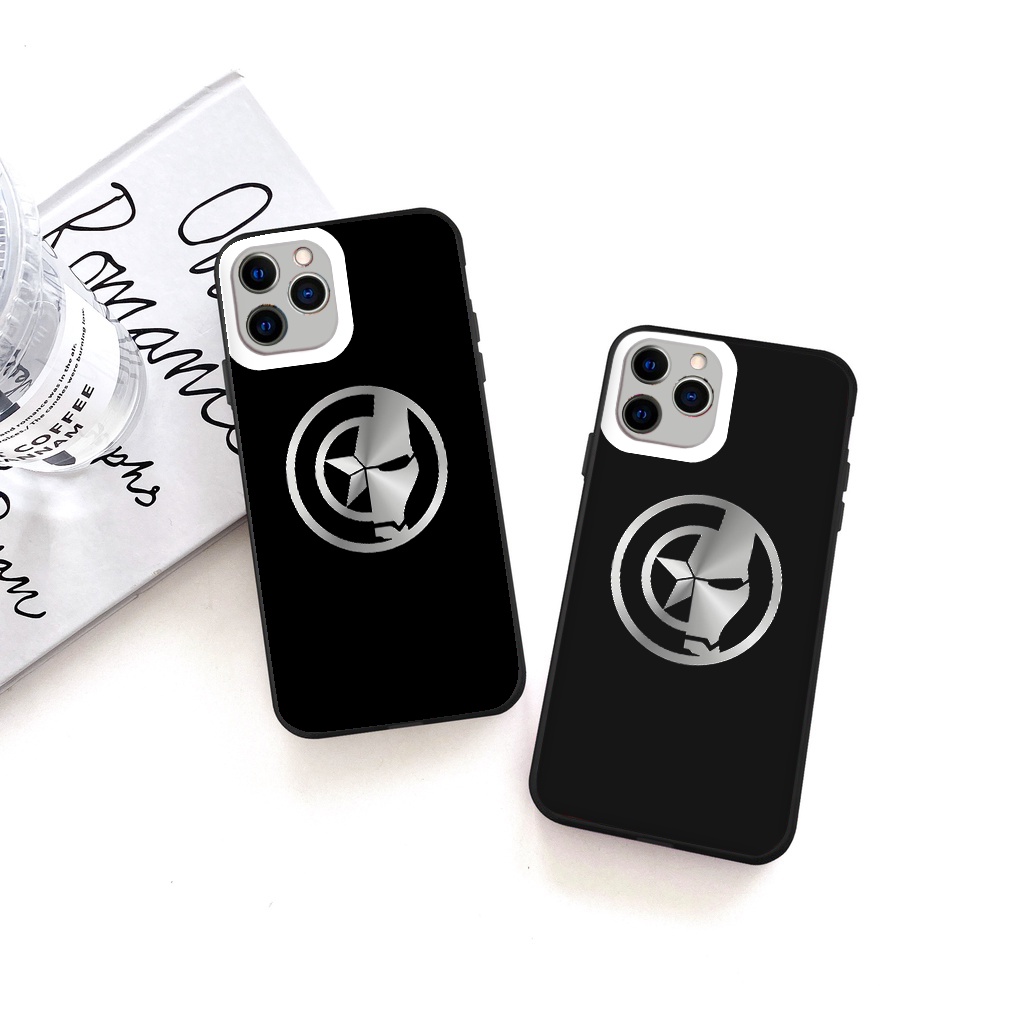 Ốp Điện Thoại iphone Người Sắt Ốp lưng iphone cạnh vuông iron man cho 13 12 11 pro max xs max xr x 8 7 6 6s plus se