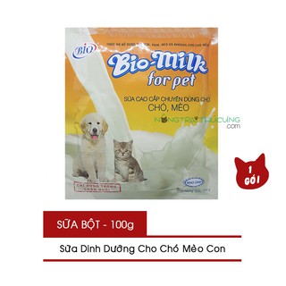 Sữa Bột Dinh Dưỡng Cho Chó Mèo Con - Bio Milk For Pet - Nông Trại Thú Cưng
