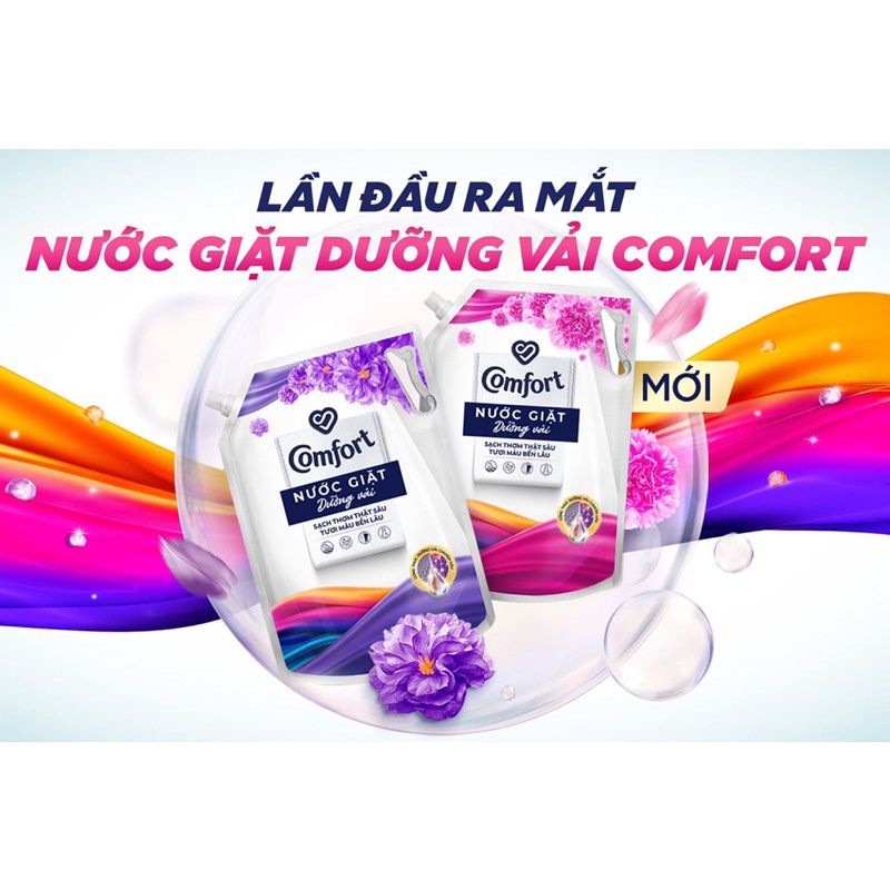 Nước Giặt Chống Lão Hoá Vải Comfort Thanh Lịch &amp; Thời Hượng Túi 2.2KG