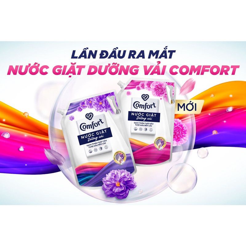 Nước Giặt Chống Lão Hoá Vải Comfort Thanh Lịch & Thời Hượng Túi 2.2KG