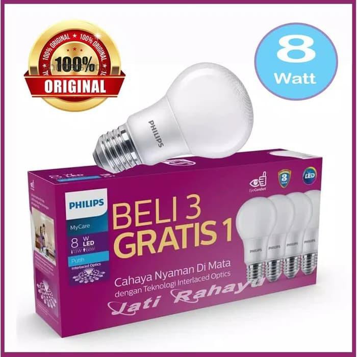 Philips Đèn Led Philips 3 Trong 1 8w 8 Wa 9w Giá Đỡ