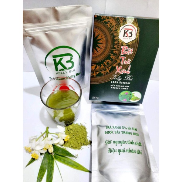 Trà xanh giảm mỡ Kelly Bùi