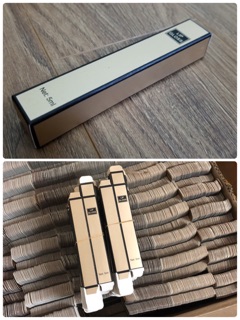 100 vỏ hộp giấy son kem