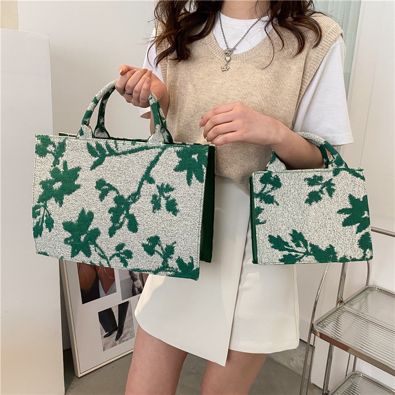 Túi Đeo Chéo In Hoa Thời Trang Hàn Cho Nữ 2022