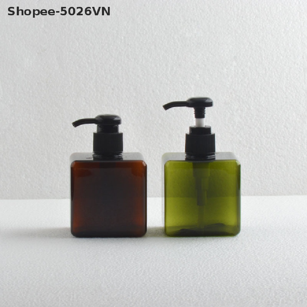 Chai Nhựa Rỗng 250ml Có Vòi Bơm Dùng Đựng Dầu Gội Đầu