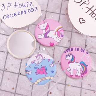 🎀Gương mini bỏ túi cute
