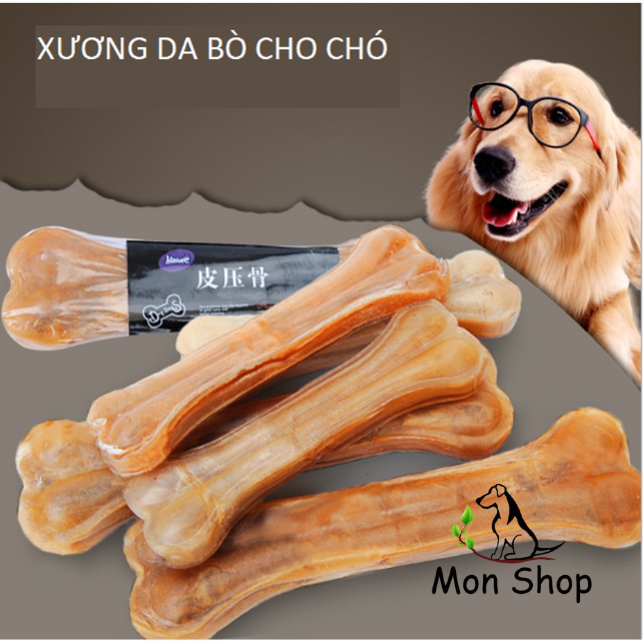 BỘ 10 XƯƠNG DA BÒ GẶM SẠCH RĂNG CHO THÚ CƯNG (5CM) ĐỒ ĂN THÚ CƯNG