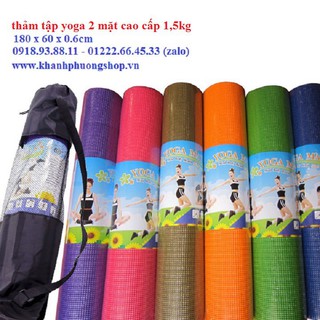 thảm tập yoga 2 mặt