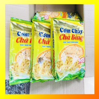 Thùng cơm cháy siêu chà bông Binh Bình từ nếp thơm (10 gói 165g)