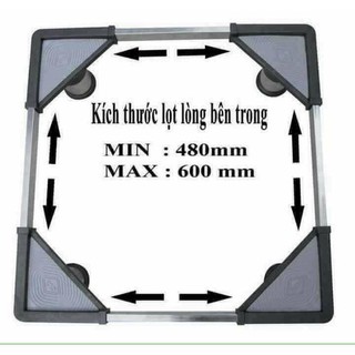 Chân kệ để máy giặt, tủ lạnh cao cấp