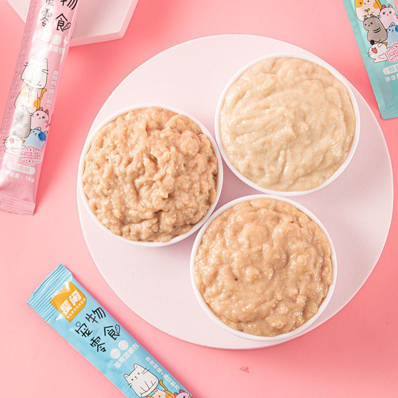 Súp thưởng cho mèo Petsnack Shizuka Thanh 15g Súp thưởng dinh dưỡng cho mèo - snack cho mèo