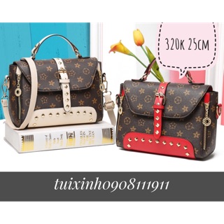 Túi xách LV nhấn đinh