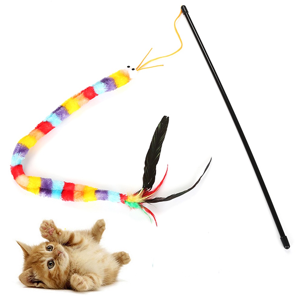 Đồ Chơi Lông Vũ NhiềU MàU SắC Cho MèO