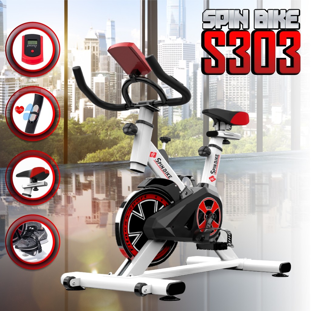 CHAIR19 - Xe đạp tập thể dục thể thao Spining bike Mẫu S-303 mới