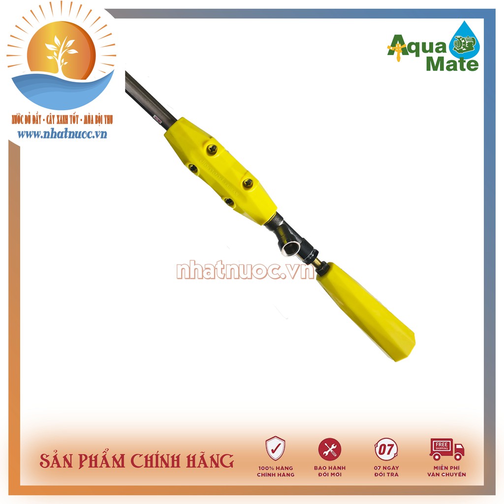 Súng phun xịt áp lực cao Aquamate G12, vật liệu inox - nhựa, dùng tưới cây, phun thuốc trừ sâu trong nông nghiệp