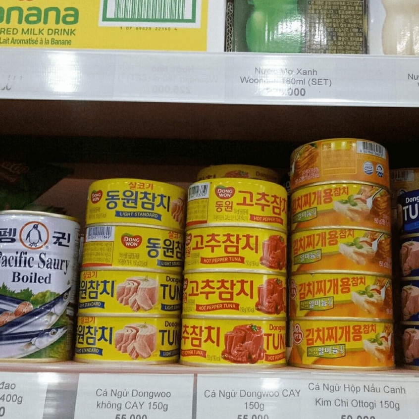 Cá ngừ hộp nấu canh kimchi Ottogi 150g