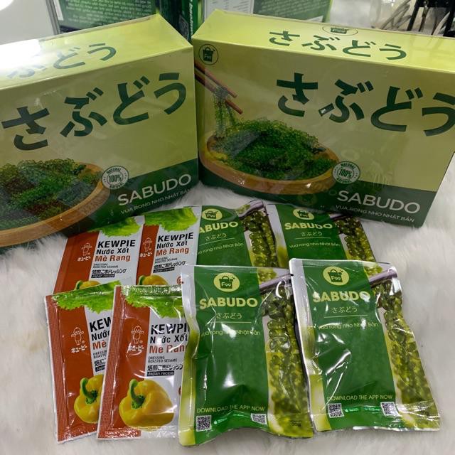 [ COMBO 2 HỘP ] Rong nho Sabudo chính hãng giá sỉ - Tặng kèm nước sốt mè rang | BigBuy360 - bigbuy360.vn