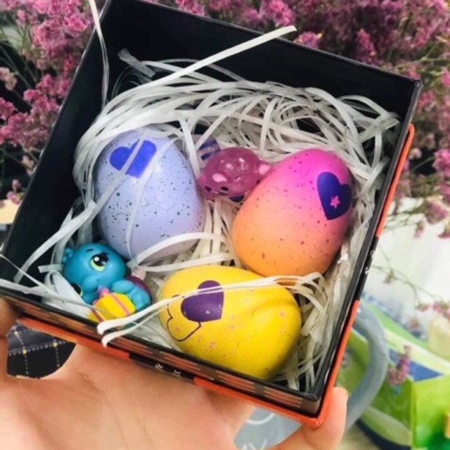 Combo 10 Trứng nở hatchimals đủ 3 màu