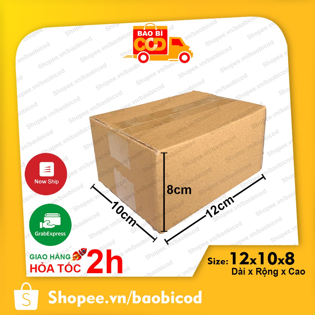 12x10x8 Hộp Carton Đóng Hàng