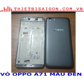 VỎ SƯỜN OPPO A71 MÀU ĐEN + KHAY SIM
