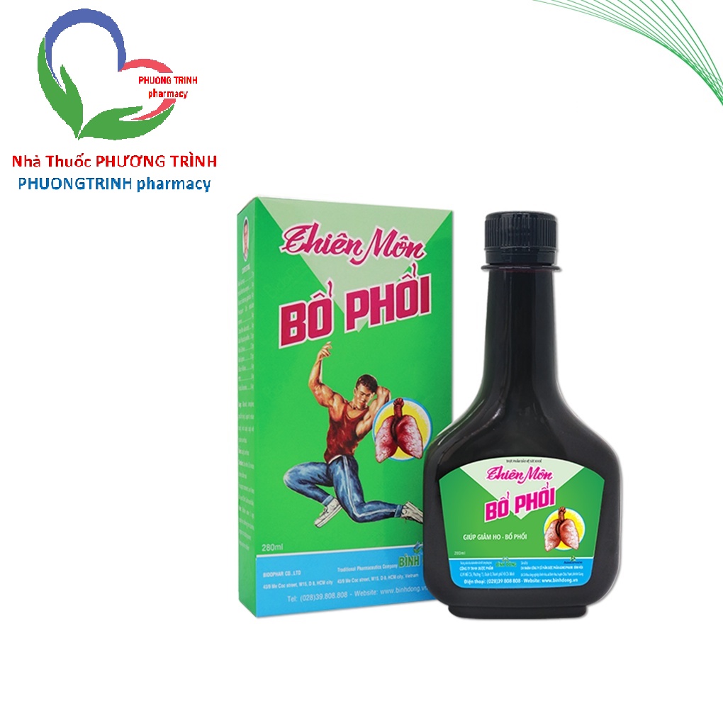 Thiên Môn Bổ Phổi Bình Đông, chai 280ml và 90ml