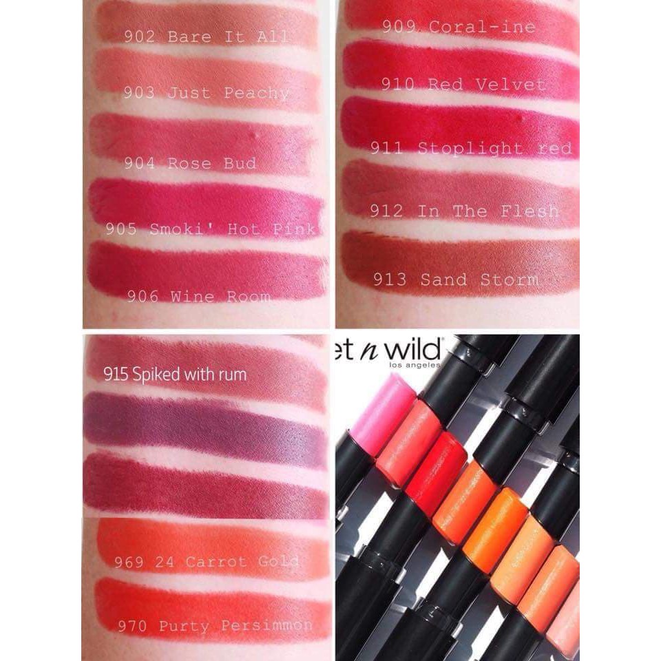 [Chuẩn Mỹ] Son Wet n Wild thỏi xách tay Mỹ